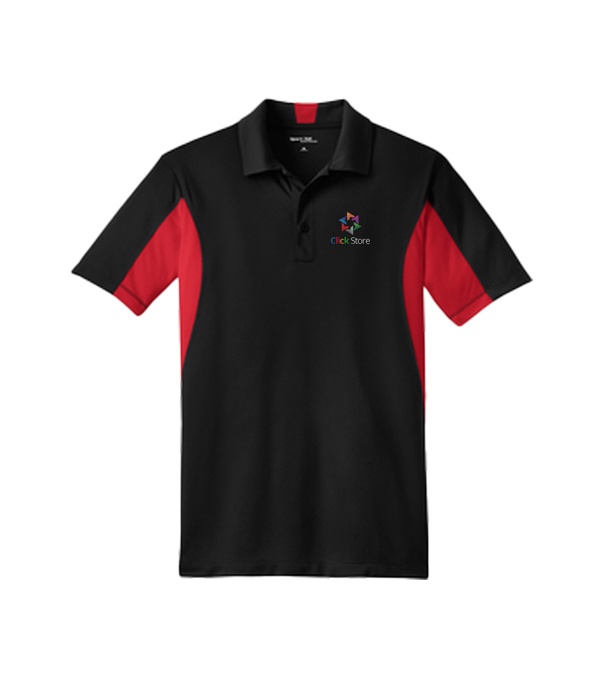 Sport-Tek® Side Blocked Micropique SPORTWICK® Polo - Embroidered