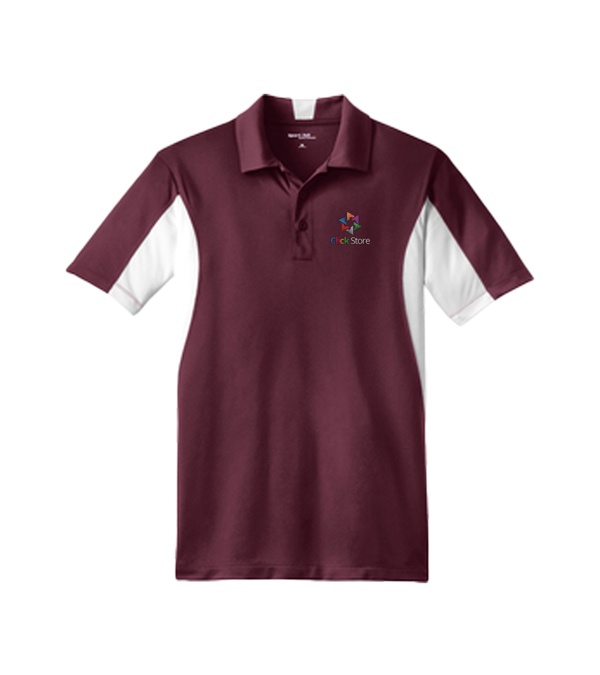Sport-Tek® Side Blocked Micropique SPORTWICK® Polo - Embroidered