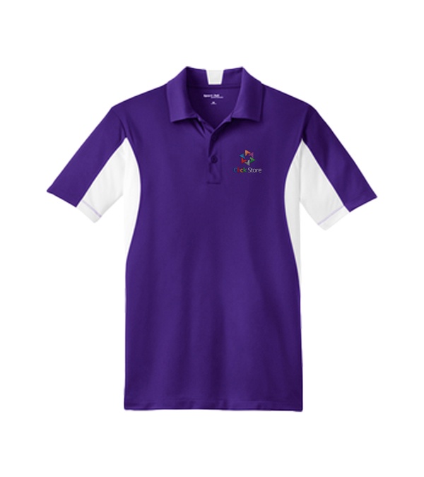 Sport-Tek® Side Blocked Micropique SPORTWICK® Polo - Embroidered