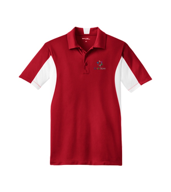 Sport-Tek® Side Blocked Micropique SPORTWICK® Polo - Embroidered