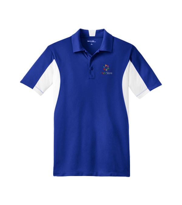 Sport-Tek® Side Blocked Micropique SPORTWICK® Polo - Embroidered
