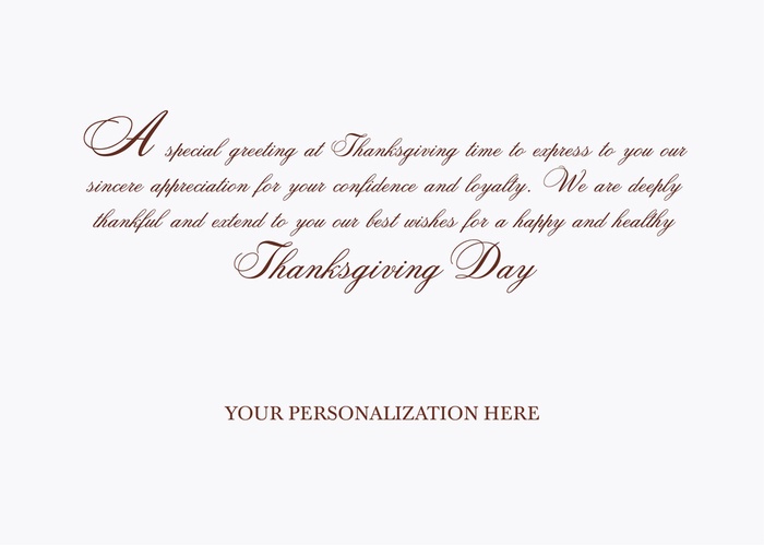 Woodland Waterfall Thanksgiving Card