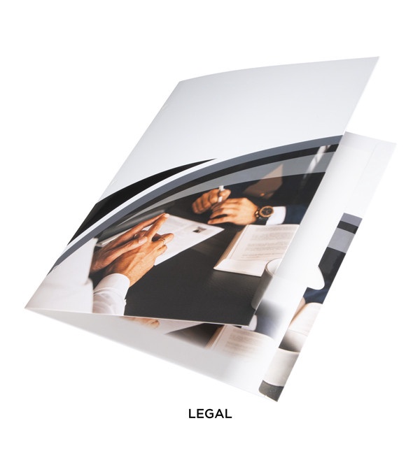2 Pocket Presentation Folders, Business Themes (imprint on top)