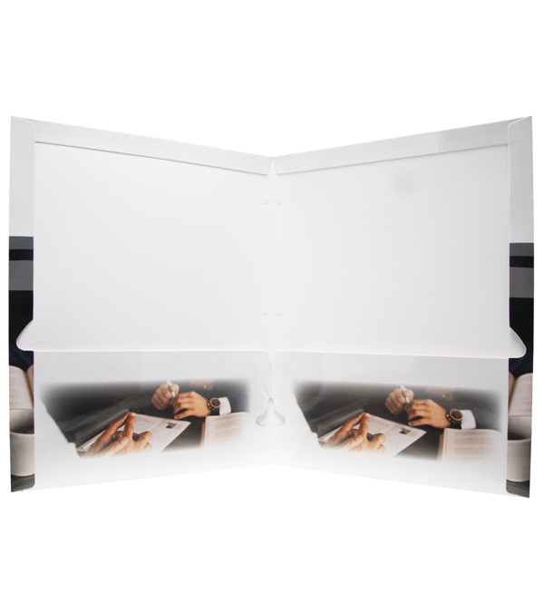 2 Pocket Presentation Folders, Business Themes (imprint on top)