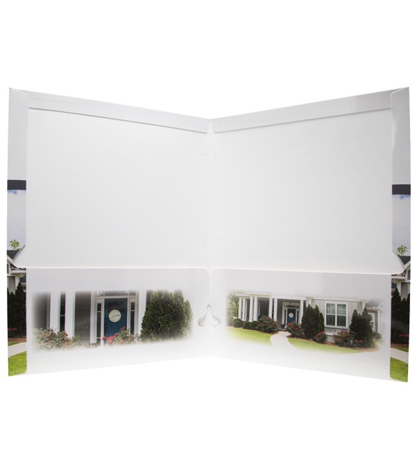 2 Pocket Presentation Folders, Business Themes (imprint on top)