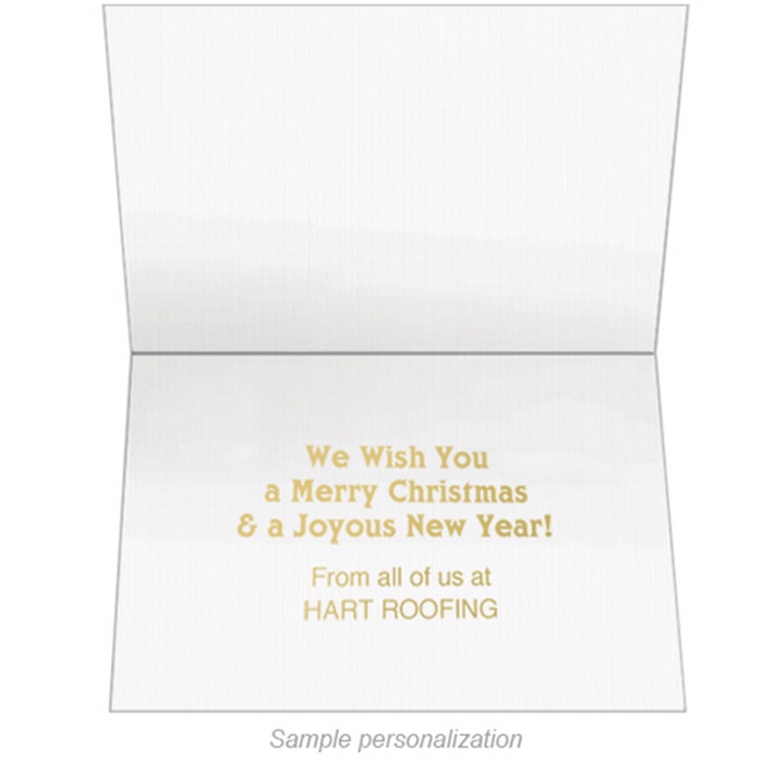 Classic Confetti Happy New Year Greeting Card