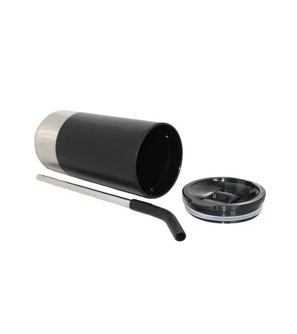 18 oz. Olympia Insulated Tumbler with Straw - Screen Print