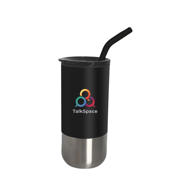18 oz. Olympia Insulated Tumbler with Straw - Full Color - 24 Hour Rush