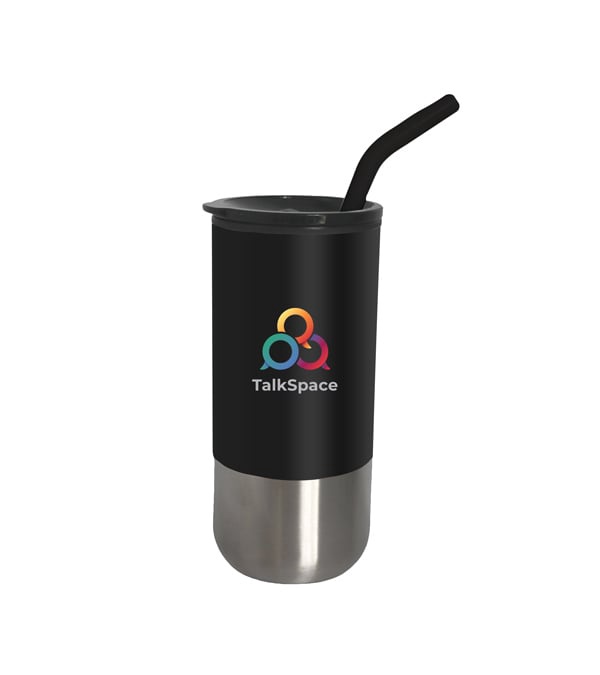 18 oz. Olympia Insulated Tumbler with Straw - Full Color