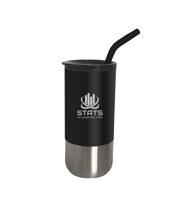 18 oz. Olympia Insulated Tumbler with Straw - 24 Hour Rush