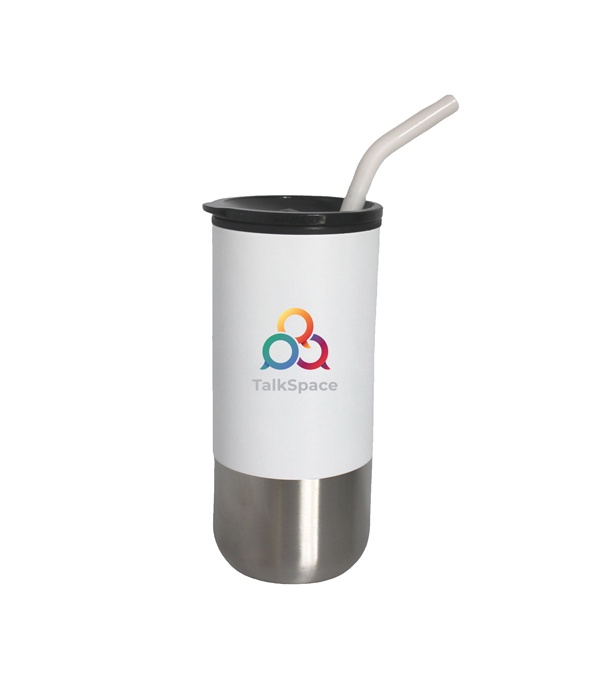 18 oz. Olympia Insulated Tumbler with Straw - Full Color - 24 Hour Rush