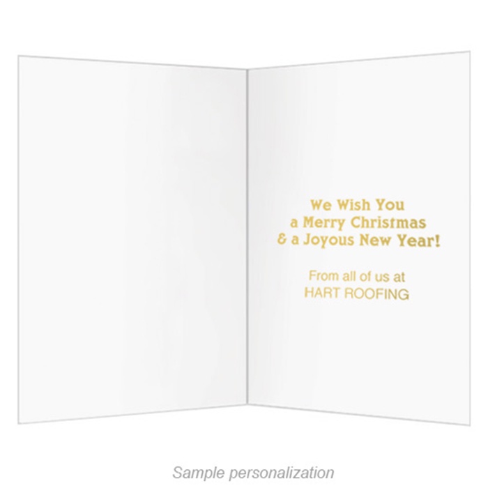 Classic Modern Tree Holiday Greeting Card