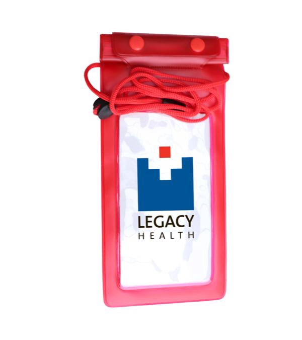 Large Waterproof Cell Phone Bag - Full Color Imprint