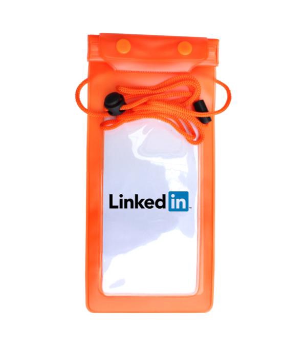 Large Waterproof Cell Phone Bag - Full Color Imprint