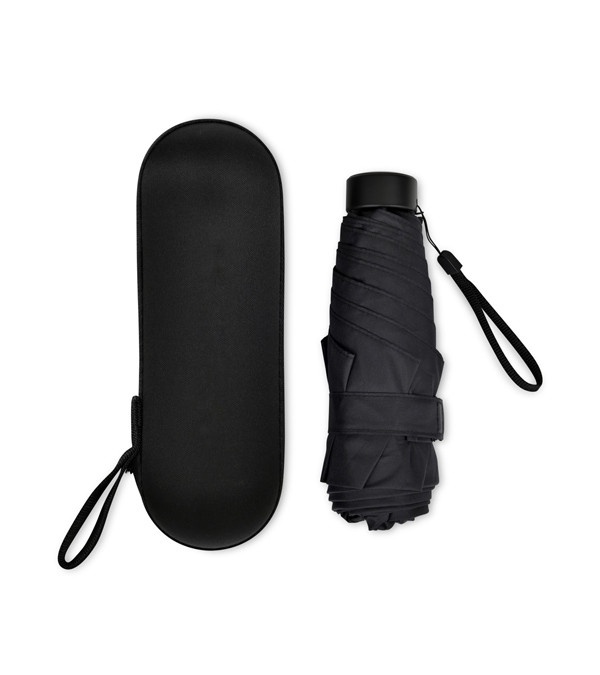 Elements 39&quot; Recycled Manual Mini Folding Umbrella