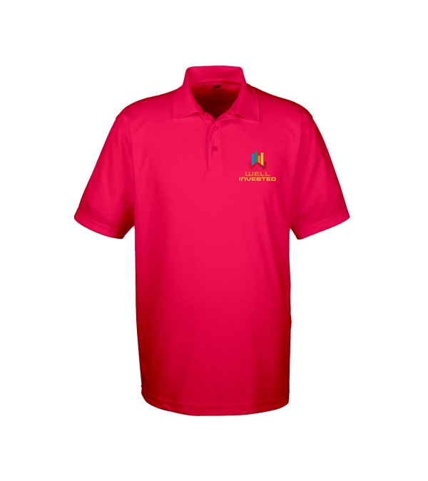 UltraClub Men's Cool & Dry Mesh Piqué Polo - Screen Print