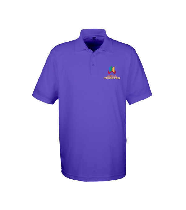 UltraClub Men's Cool & Dry Mesh Piqué Polo - Screen Print