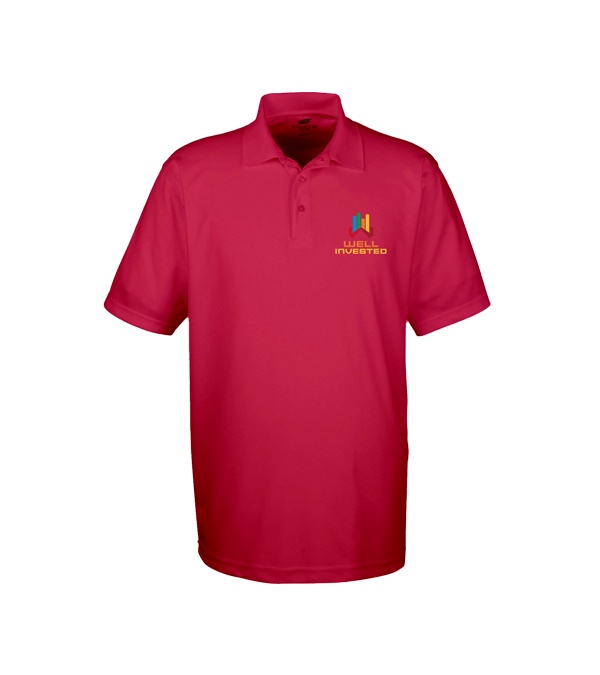 UltraClub Men's Cool & Dry Mesh Piqué Polo - Screen Print