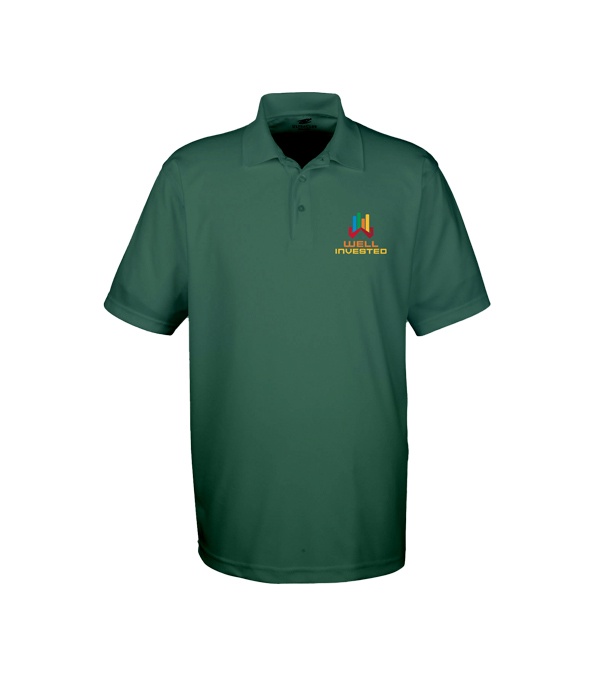 UltraClub Men's Cool & Dry Mesh Piqué Polo - Screen Print