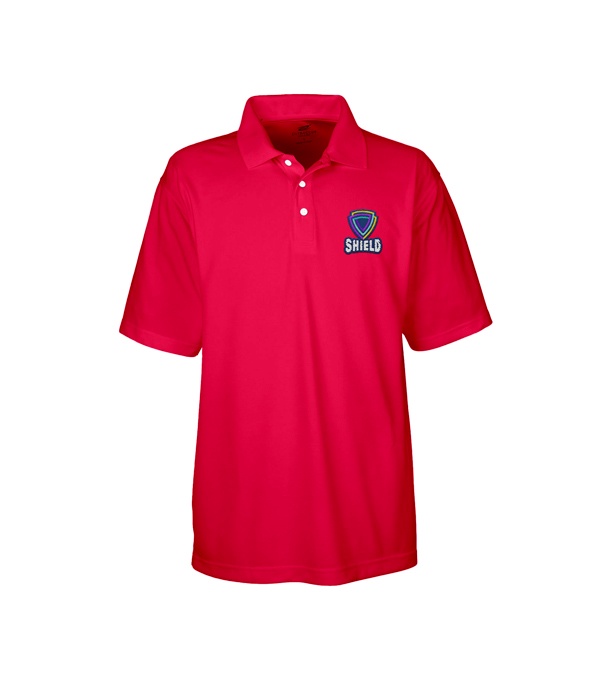 UltraClub Men's Cool & Dry Stain-Release Performance Polo - Embroidery