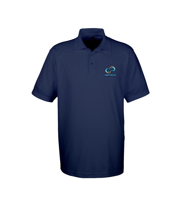 UltraClub Men's Cool & Dry Mesh Piqué Polo - Embroidery