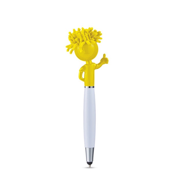 MopToppers Thumbs Up Screen Cleaner With Stylus Pen
