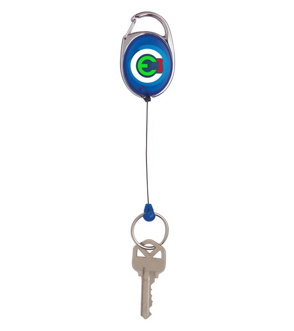 Retractable Key Ring-Full Color Imprint