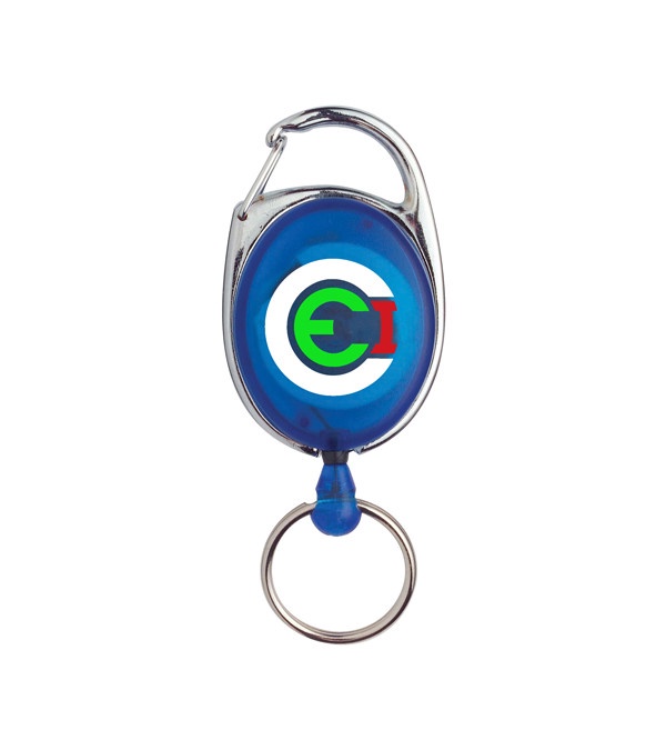 Retractable Key Ring-Full Color Imprint