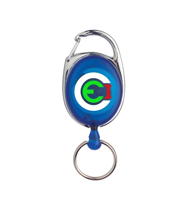 Retractable Key Ring-Full Color Imprint