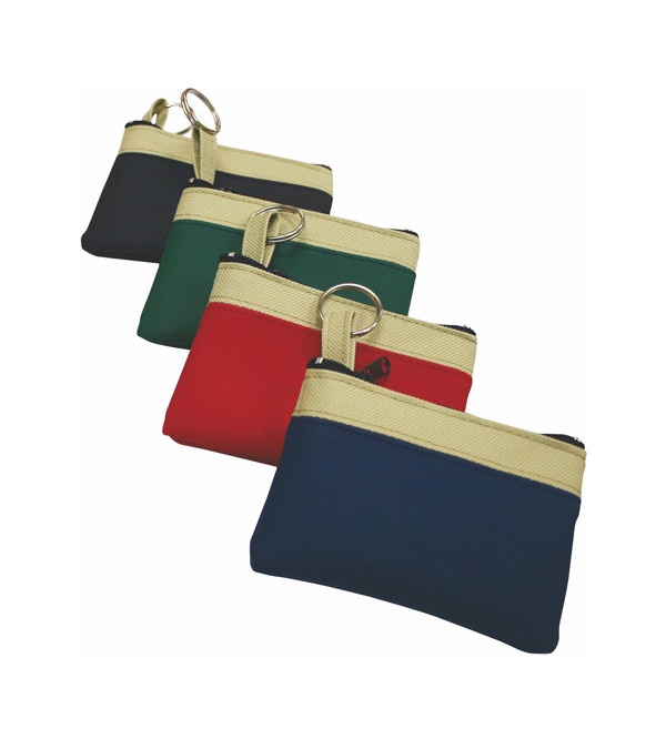 The Safari Classic Zip Pouch w/ Key Ring