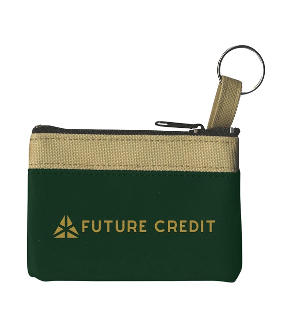 The Safari Classic Zip Pouch w/ Key Ring