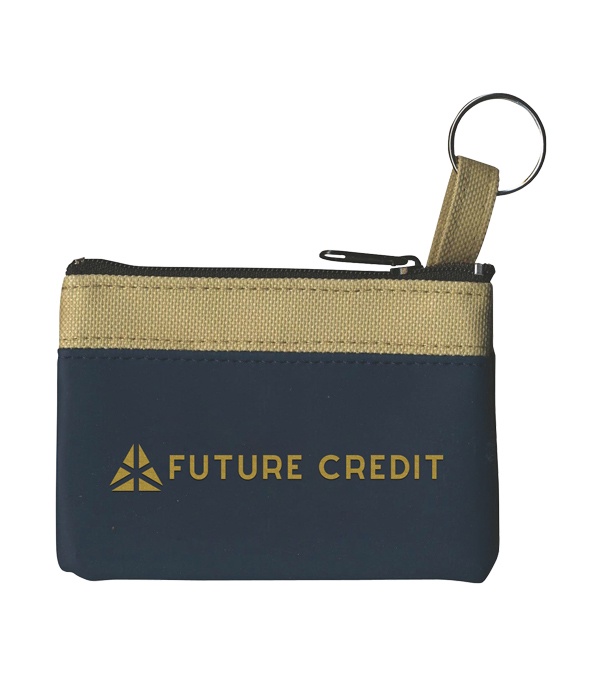 The Safari Classic Zip Pouch w/ Key Ring