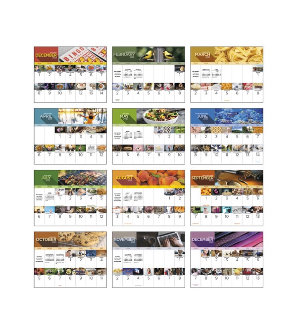 National Day Wall Calendar