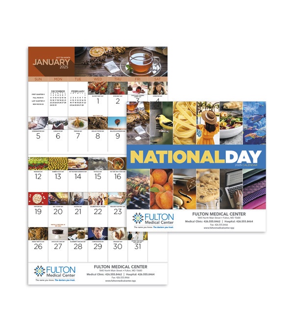 National Day Wall Calendar