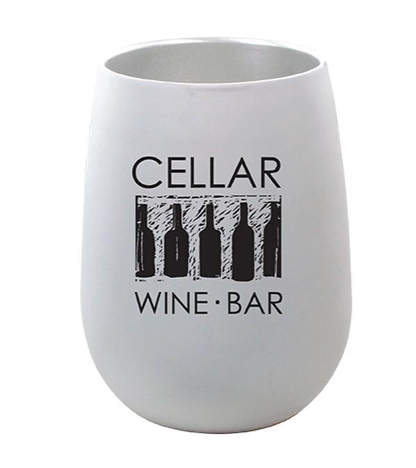 12 oz. Halcyon® Stainless Steel Wine Glass
