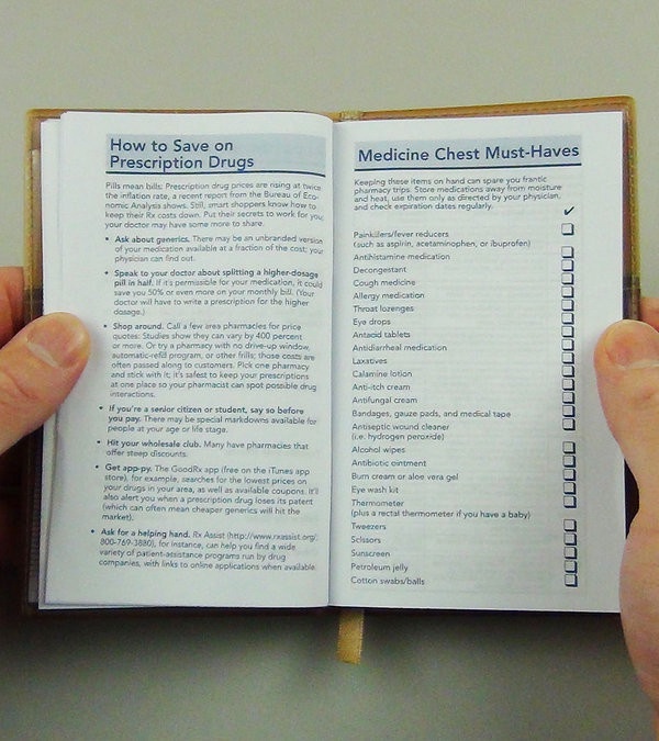 Healthy Hints Horizons Pocket Calendar with Notepad