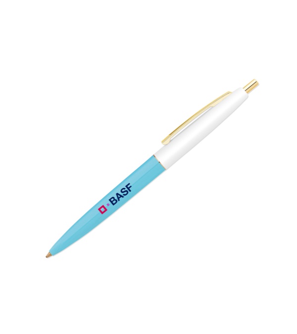 Clic White Gold Pen