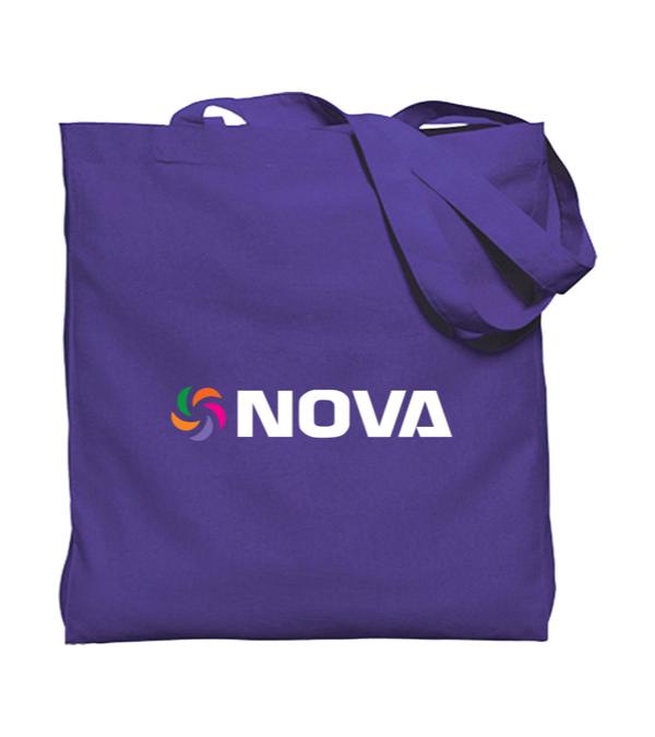 Gusseted Economy Tote Bag - Full Color Imprint