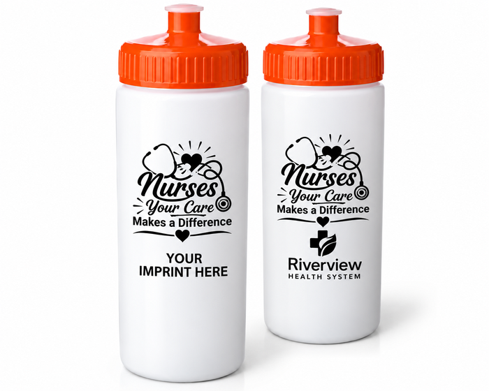 Nurses 20 oz. Water Bottles with Personalization
