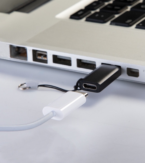 Micro USB Adapter USB-A Male to USB-C Female
