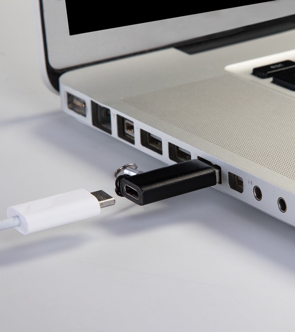 Micro USB Adapter USB-A Male to USB-C Female