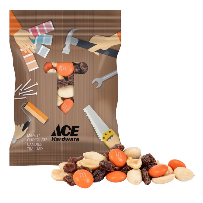 2 oz Full Color Digibag with Color Choice M&M'S Trail Mix