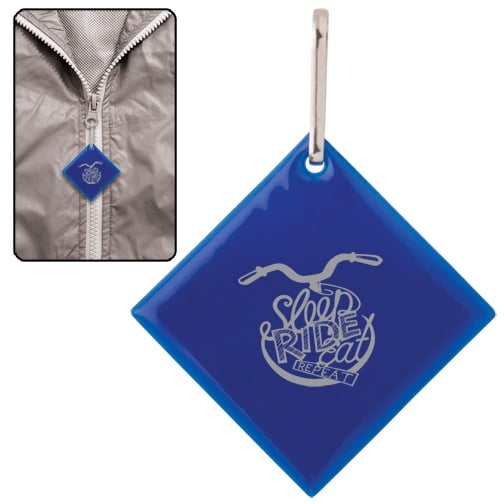 Diamond Reflective Zipper Pull