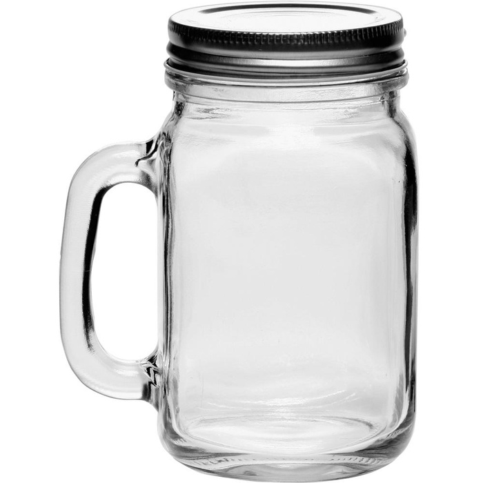 Custom 16 oz. Glass Mason Jars with Lids