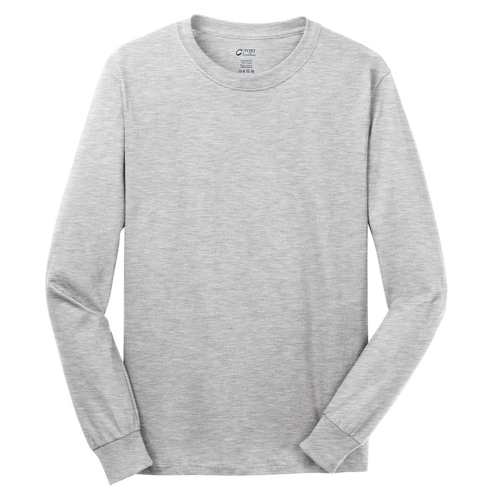 Port & Company Long Sleeve Cotton T-Shirts