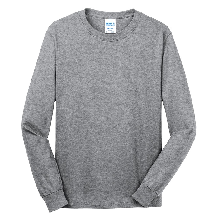 Port & Company Long Sleeve Cotton T-Shirts