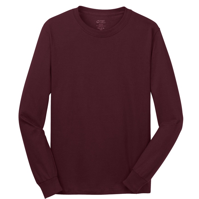 Port & Company Long Sleeve Cotton T-Shirts