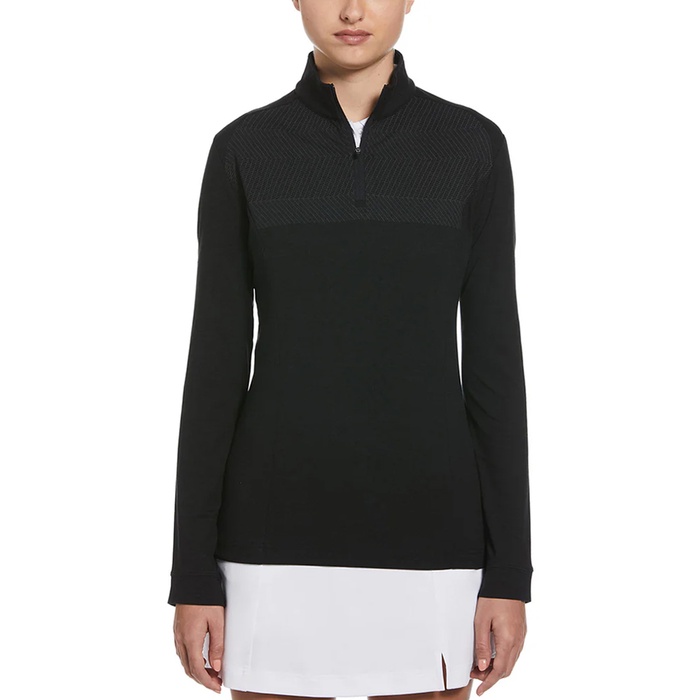 Perry Ellis Ladies 1/4 Zip Pullover