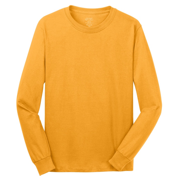 Port & Company Long Sleeve Cotton T-Shirts