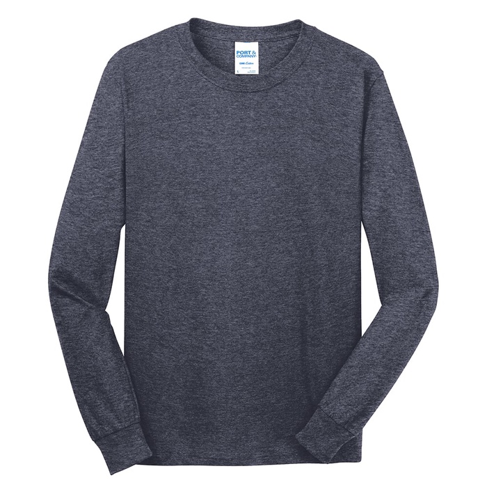 Port & Company Long Sleeve Cotton T-Shirts